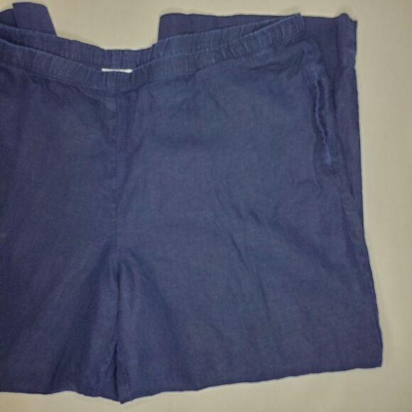 J Jill Love Linen Cropped Pants Size L - Picture 5 of 10